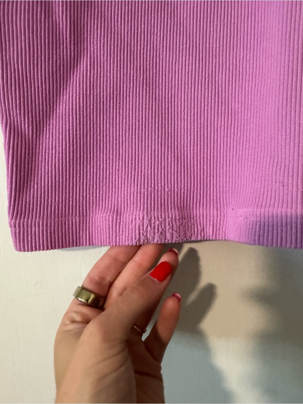 Free People Pink Ribbed Halter Tank - Picture 4 of 4